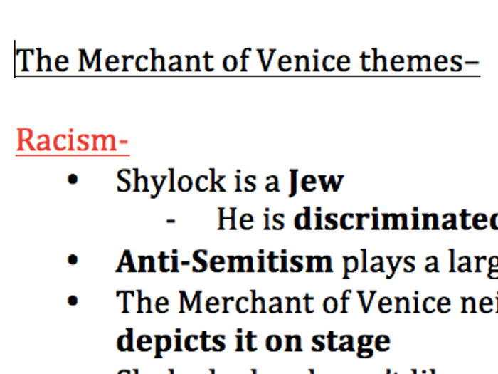theme of religion in merchant of venice Merchant of venice theme